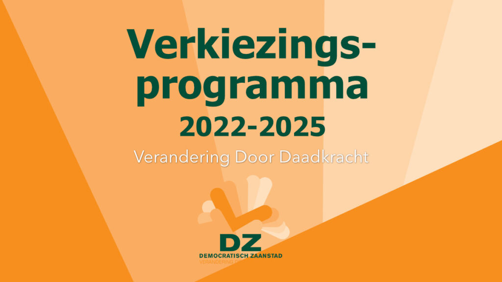 Verkiezingsprogramma 20222025 Democratisch Zaanstad