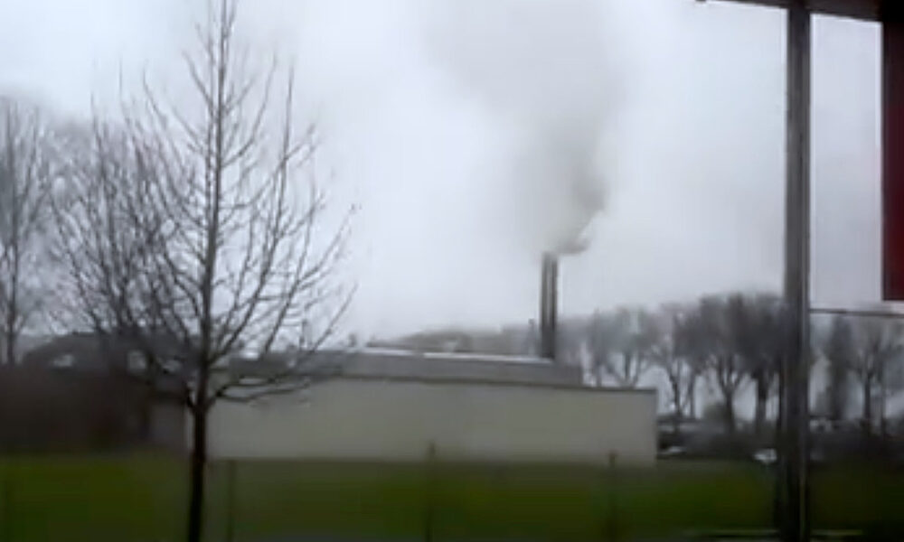 Grote stinkende wolken uit Biomassa centrale Zaandam